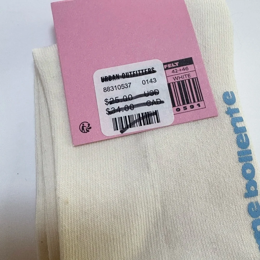 NWT Carne Bollente Romeo Truly Felt Socks